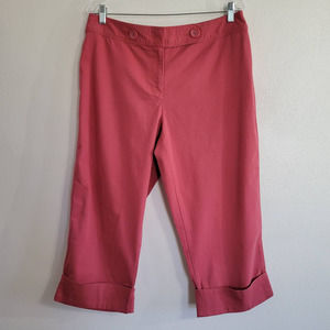 Emma James Stretch Cuffed Hem Capri's